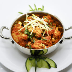 Indisches Essen Alu Gobi bei RajaRani Heidelberg