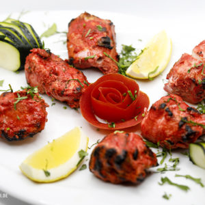 Indisches Essen Murgh Tikka bei RajaRani Heidelberg
